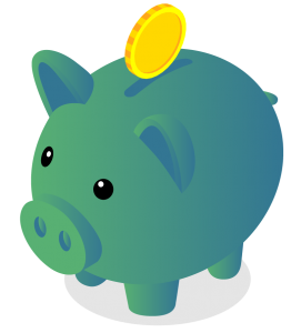 graphic of a piggy bank